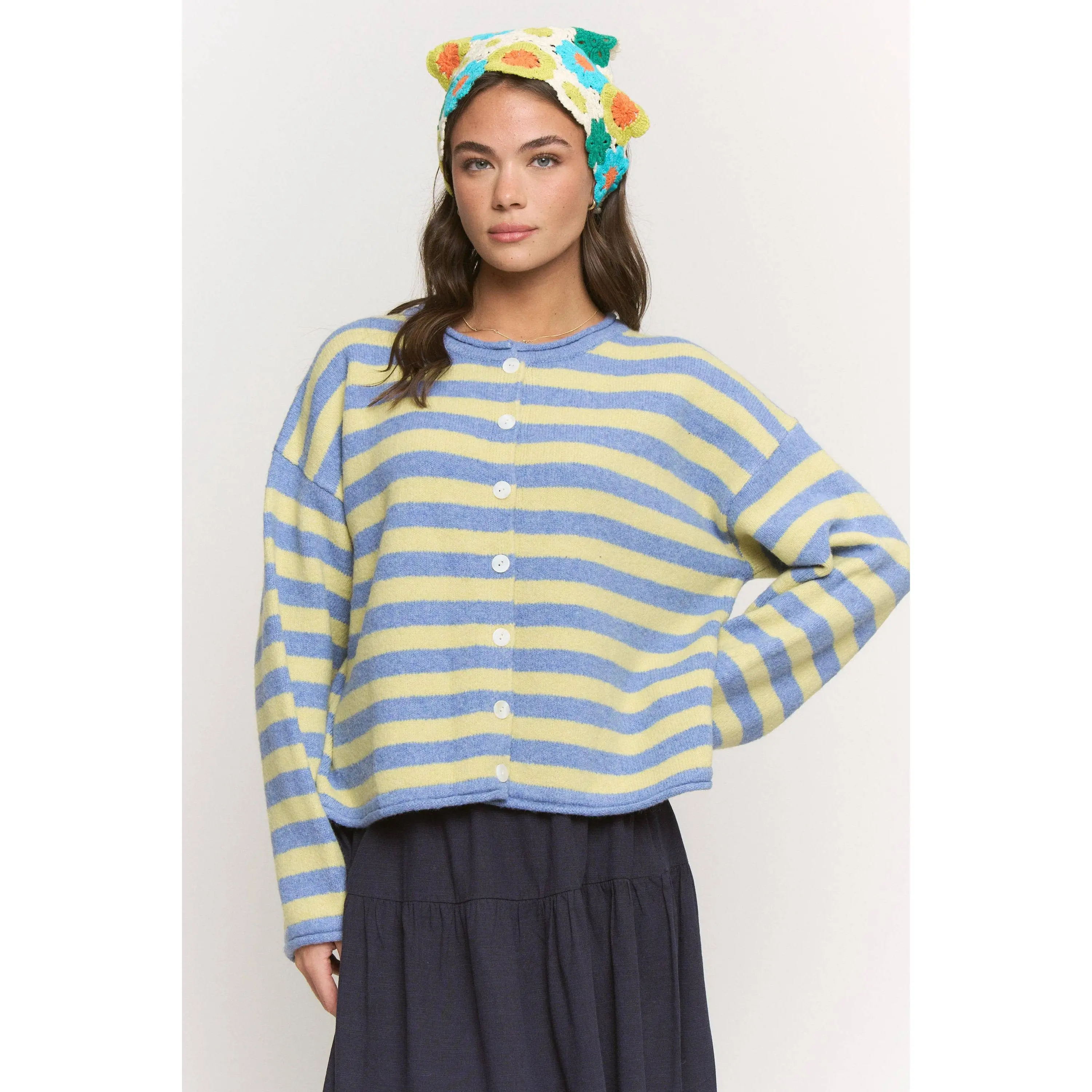 Blue Lemon Drop Cardigan