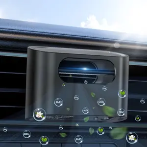 Yakry Smart Car Air Purifier Ionizer Compact Filter-Free Odor Eliminator for Smoke Pet Odors & VOCs Auto On/Off Silent Operation Universal Vent Clip Air Freshener for Car Home Office Use