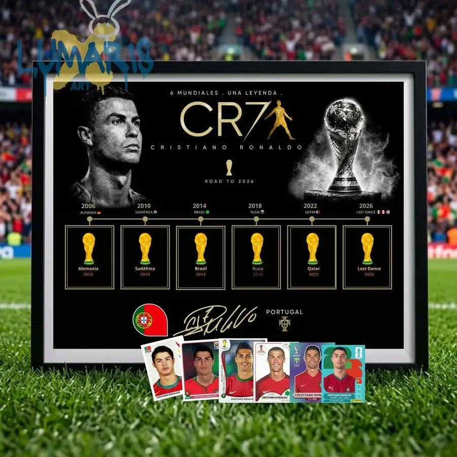 RONALDO CR7 Poster Print Unframed