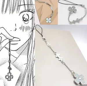 Comics Anime Kimi ni Todoke: From Me to You Keychain Kuronuma Sawako Kazehaya Shouta Straps Phone Lanyard Anime llaveros Accessories Mobile Charm Smartphone Cellphone Personalized