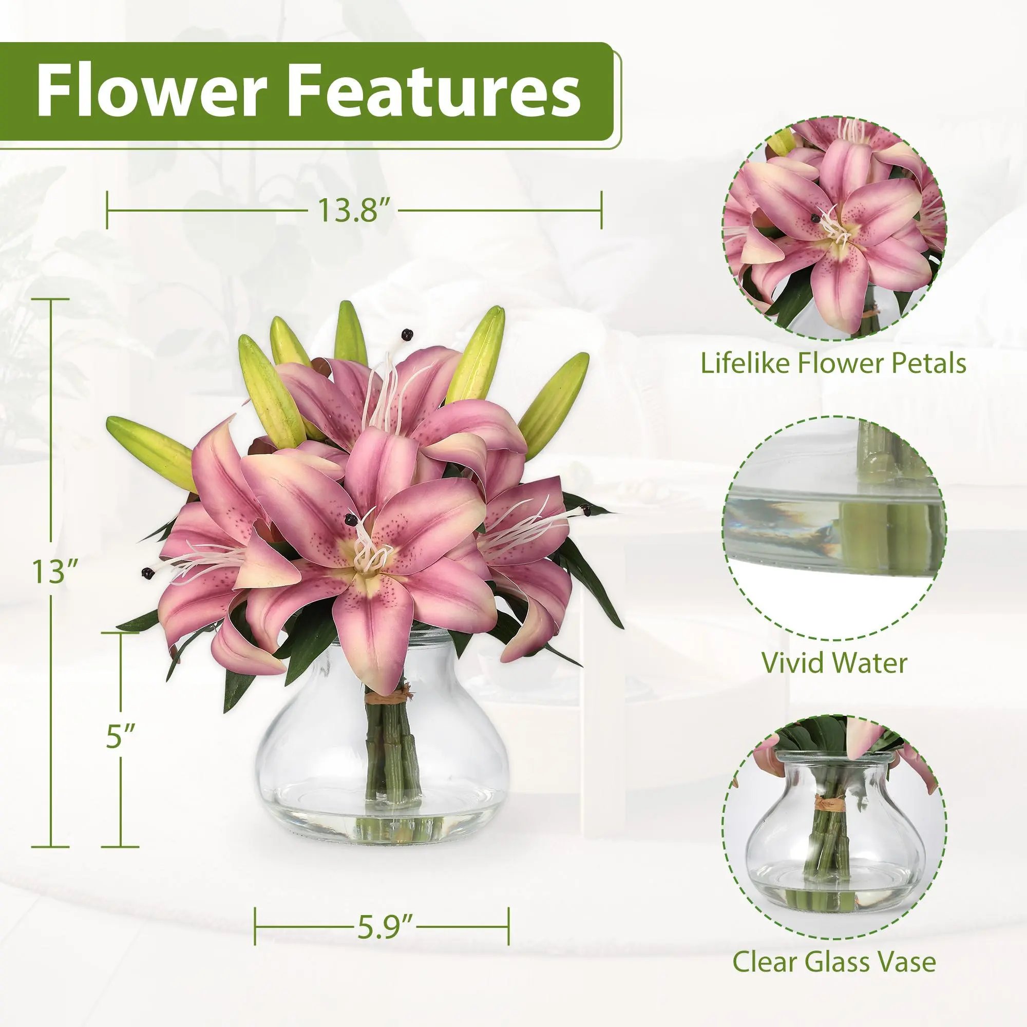 lily flowers(Purple)