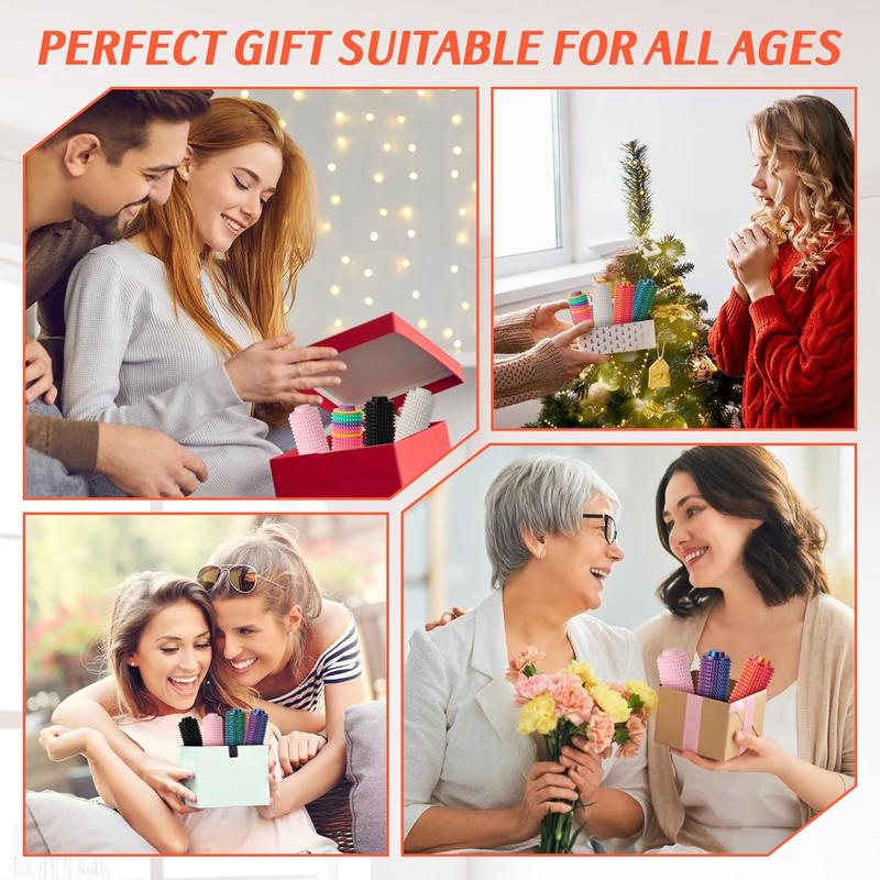 【2PCS】Little Ouchies Prickly Spiny Click More Sharp Fidget Toy for Adults - Discreet Quiet Stress Relief Solution for Anxiety Focus Skin Picking Office Travel Use - Durable Spiky Sensory Stimulation Tool