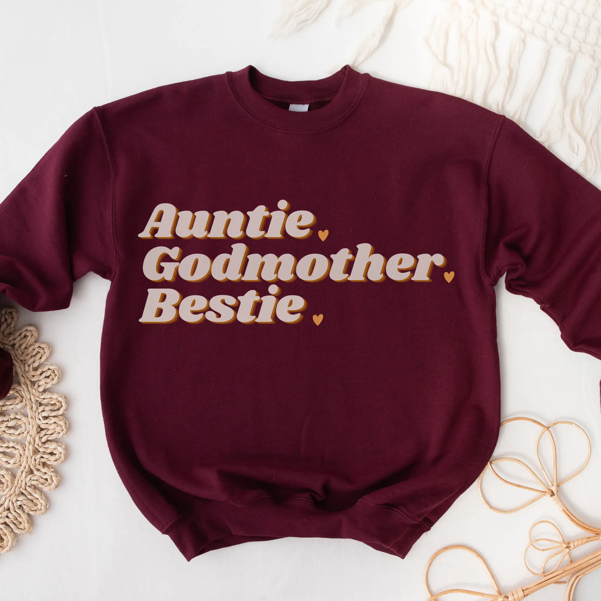 Auntie sweatshirt, Godmother Crewneck, Bestie sweater, Gift from Godchild, God Mama Gift Sweater, Funny Godparent Gift, Aunt giftt