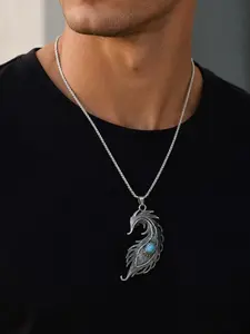 Unique Trident Pendant Necklace, Vintage Alloy Collarbone Chain, Unisex Punk Accessory, Y2K Fashion, Anti-Fade Material, Streetwear Essential