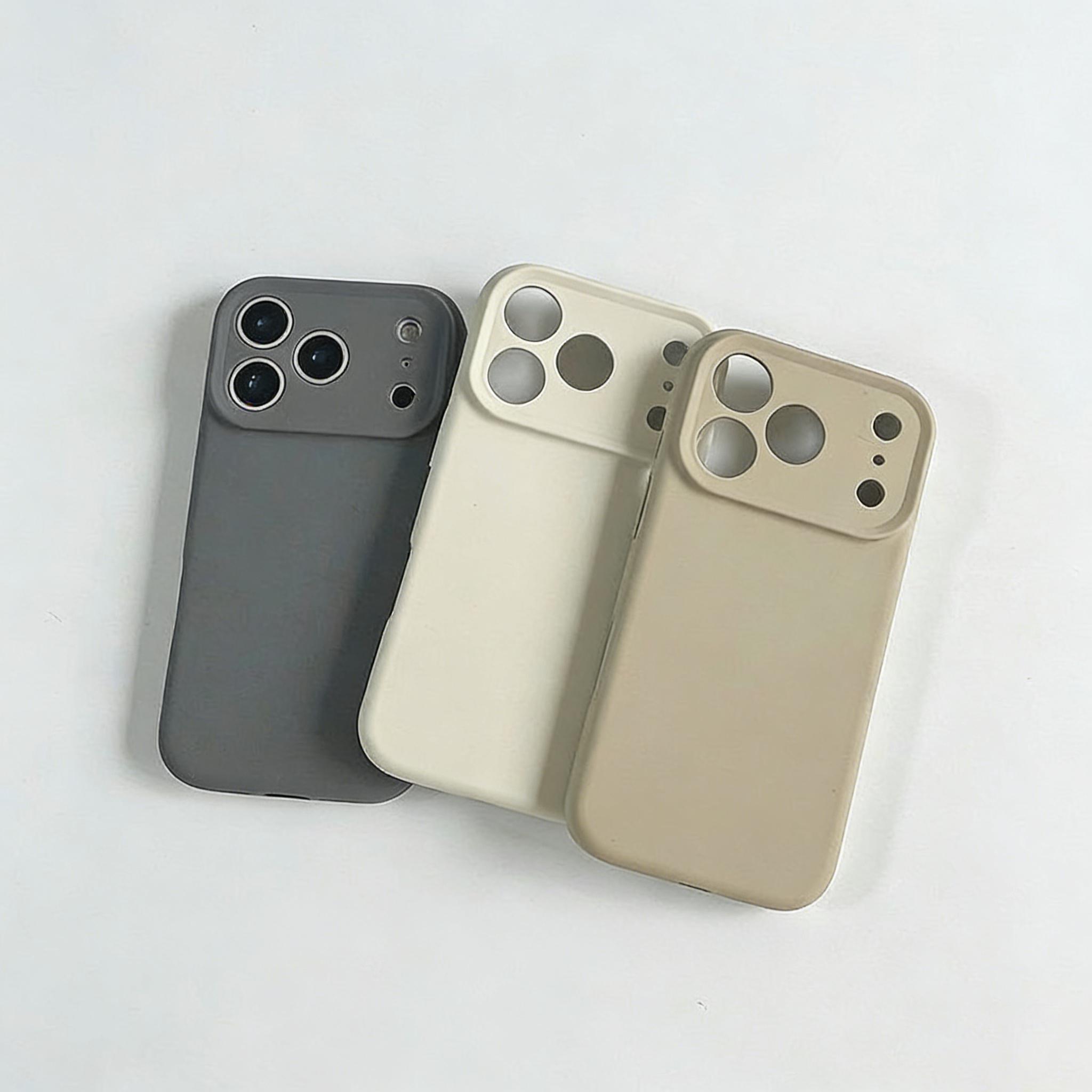 Cute Pastel Aesthetic Matte Soft Touch iPhone Case, Slim Silicone Shockproof Anti-Scratch Cover with Precise Camera Cutout For iPhone 17 16 15 14 13 Pro/Pro Max/Plus/Air Perfect Gift for Her/Him