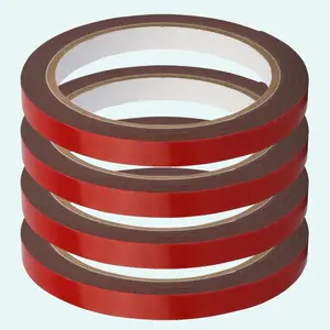 4 Rolls Car Double Sided Tapes Heavy Duty Double Sided Foam Tapes Strong Mounting Adhesive Tapes