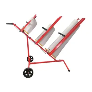 Triple Auto Body Masking Machine - Holds 12", 24" & 36" Masking Paper Rolls - (4576)