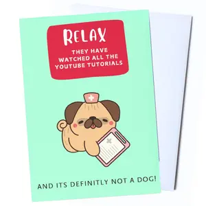 Inspired Comforts Funny Surgery Recovery Cards –  (5x7 Inch) with Envelope