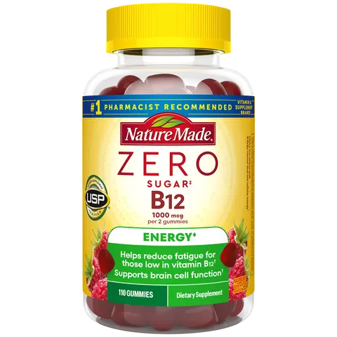 Zero Sugar‡ Energy◆ B12 Gummies 1000 Mcg Per Serving
