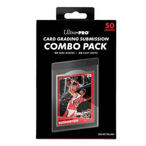 Card Grading Submission Combo Pack - Semi-Rigids & Easy Pull Sleeves 50ct