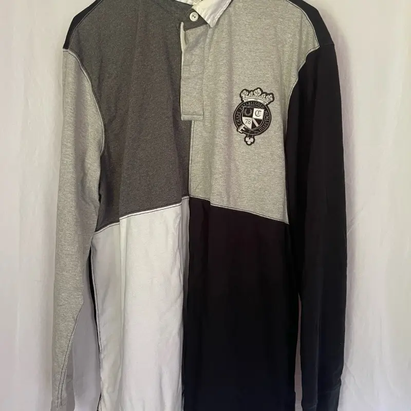 Chaps Long sleeve, Half Button-Up