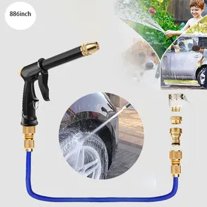 Garden Hoses & High Pressure Car Wash Nozzle, Water Pipe & Connector & Nozzle, Watering Nozzle for Garden Hose, Car Wash Tool, Garden Supplies 886inch