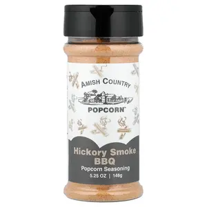 Amish Country Popcorn Popcorn Seasoning, Hickory Smoke BBQ , 5.25 oz (148 g)