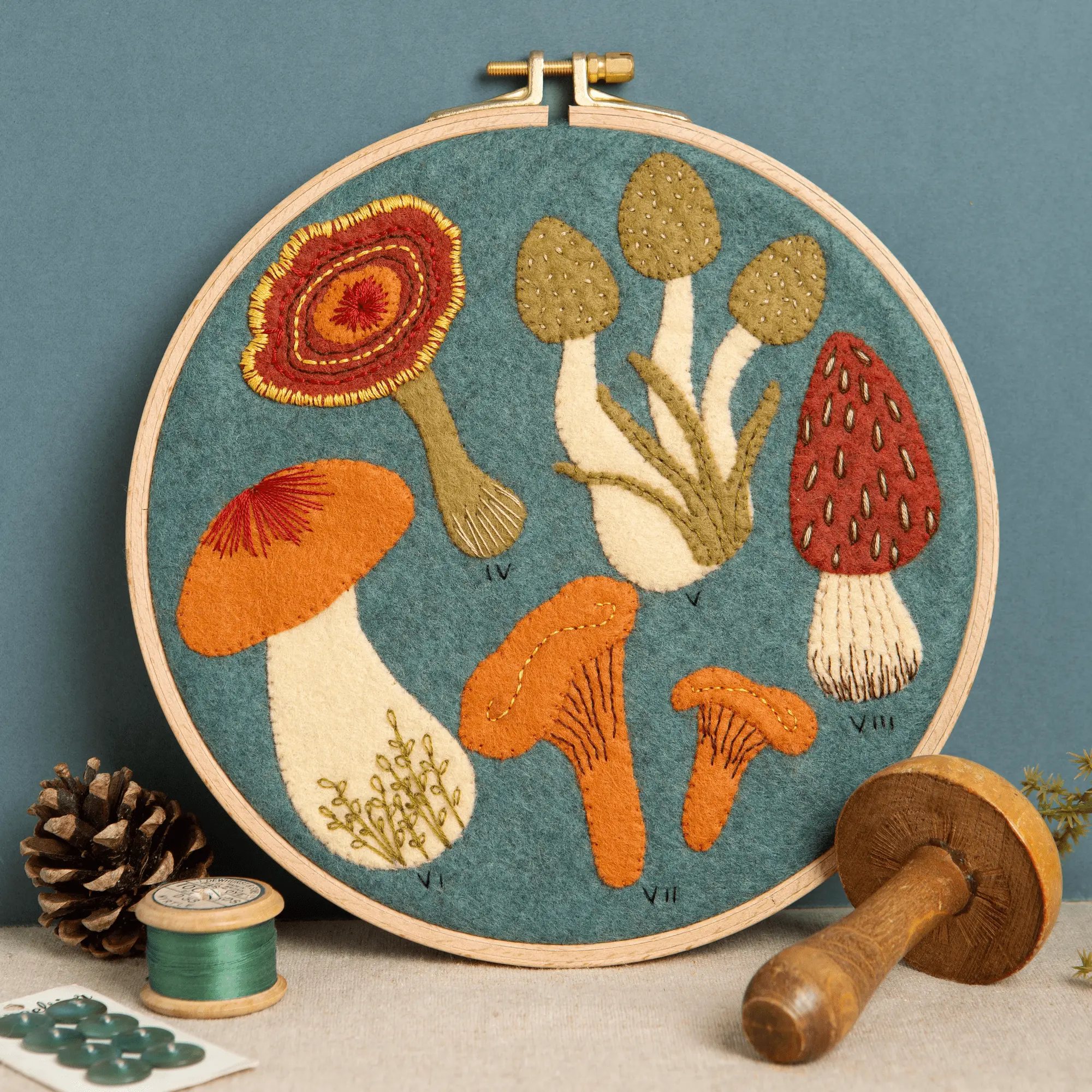 Fungi Applique Felt Kit APPFNG1O