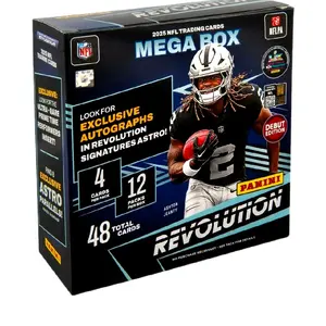 2025 Panini Revolution NFL Football Trading Cards Mega Box