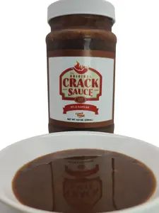 Mild Kapeak Cracksauce Shrimp Paste Dip 8 oz - Mild Spicy Sour Sweet Flavor for Fruits & Vegetables