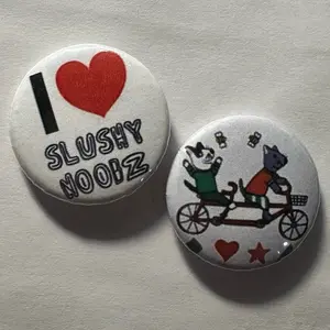 Handmade Slushy Noobz YouTuber 1.25 inches Pin Button Badge Set pinback buttons pins