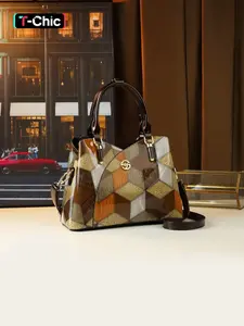Women's Fashionable Plaid Pattern Handbag, Elegant Commuter Bag, Casual Versatile Commuter Bag for Work & Daily Used, Trendy All-match Bag for Daily Life