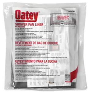 Oatey 41630 Waterproof PVC Flexible Shower Pan Liner, 5 x 6 Ft, for Bathroom Fixtures and Accessories
