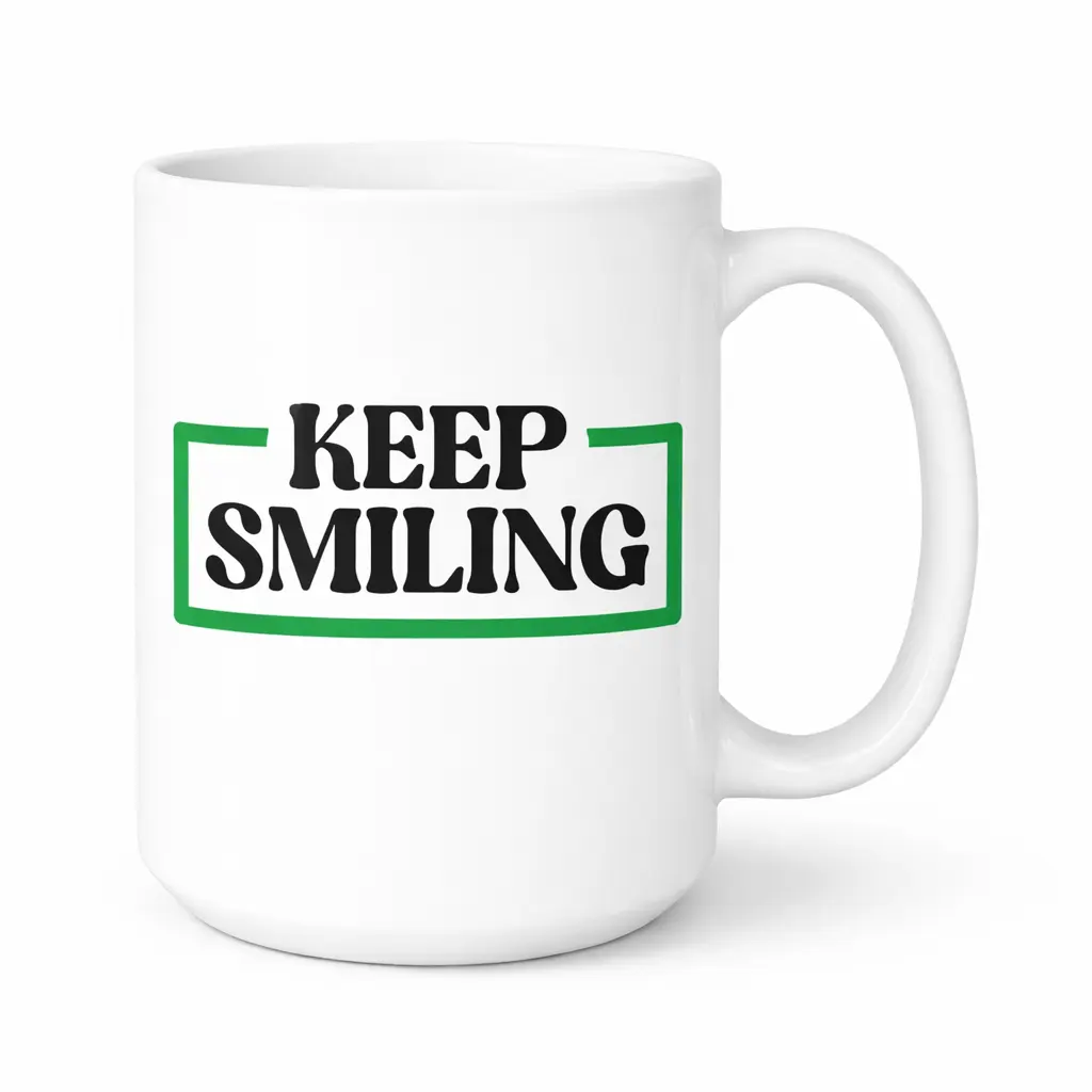 Keep smiling mug