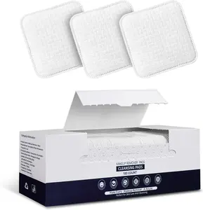 Premium Natural Pure Cotton Pads(100 Count),Soft & Lint-Free Upgraded Edge Stitching Design Cotton Rounds for Face,Unique Three-Layer Structure, Ultra-Absorbent Makeup Remover Pads,for All Skin Types