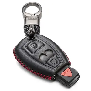 VITODECO Leather Key Fob Case Compatible for 2017-2018 Infiniti QX30, 3-Button