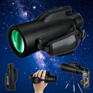 High-Quality Monocular with 50mm Large Objective Lens | 10x Magnification for Long-Range HD Viewing | Compact & Portable for Birdwatching, Camping, Hiking & Wildlife Observation | Perfect Gift for Family & Friends