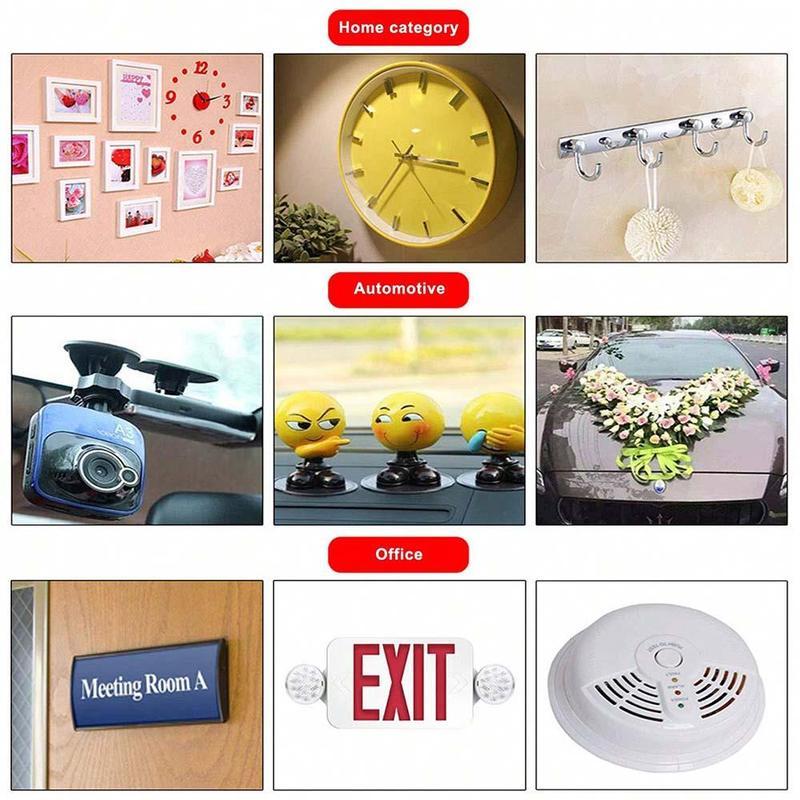 2PCS Ultra-strong Double Sided Adhesive Nano Tape Heavy Duty Transparent Reusable  Tapes Heat Resistance for Bathroom Home Decoration  Picture Hanging Picture Hanging 10.5FT Traceless Magic Tape