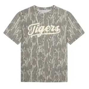 LSU Tigers B-Unlimited Script Tigers Baseball Mossy Oak Camo T-Shirt - Bottom Land, Style T Shirt 3D Camo, Hunting Camo Tee,Gift For Him