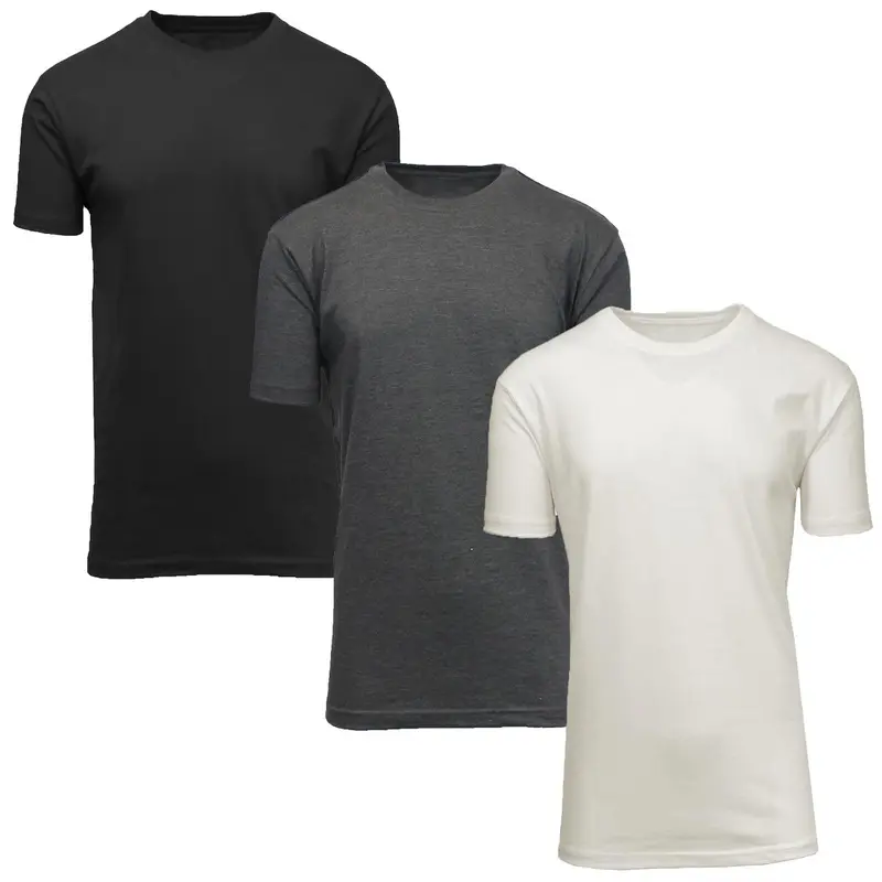 Black - Charcoal - White (Crew Neck)