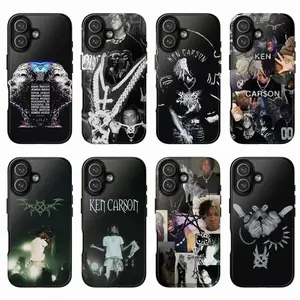 8 Styles Ken Carson WTF EU/UK Tour 2026 Phone Case, Rap Fan Protective Cover, For iPhone 11-17 Pro Max/Plus & Samsung Galaxy S23-S25