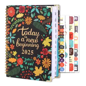 2025 Planner, 2025 Weekly and Monthly Calendar Planner January to December A5 (6.5" x 8.5") Academic Planner 12 Month Work Planner with Tabs and Inner Pocket for Home School Office