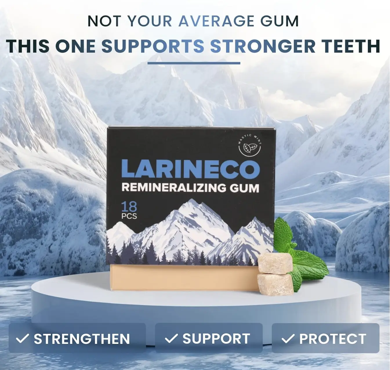 Larineco - Mint Remineralizing Gum