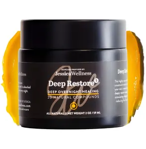 Deep Restore Overnight Balm by Jessica Wellness - 20 Natural Compounds for Skin Repair, Moisture, & Hydration for All Skin Types