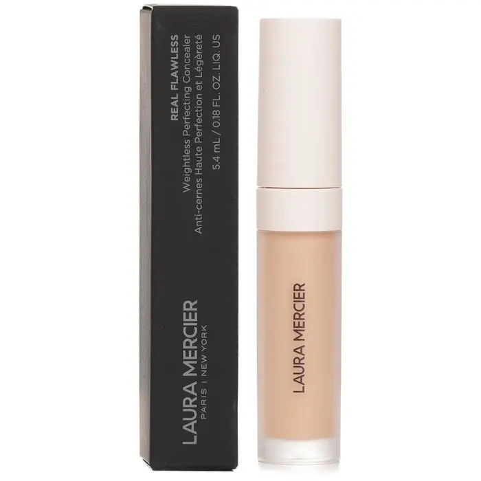 Laura Mercier Real Flawless Weightless Perfecting Concealer - #2W1, Lasting Concealer with Coverage, Moisture, Sensitive Skin Makeup Compatibility, Defense