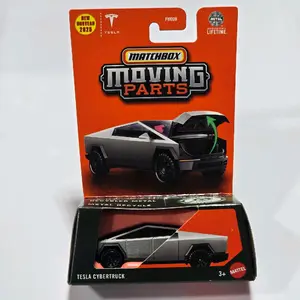 Matchbox Moving Parts Tesla Cybertruck 1:64 Diecast Silver/Black Moving Parts