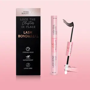 Live VEYESBEAUTY Lash Bond & Seal Waterproof 2 in 1 Cluster Lash Glue for Eyelash Extensions Long Lasting Strong Hold Individual Makeup Cosmetic