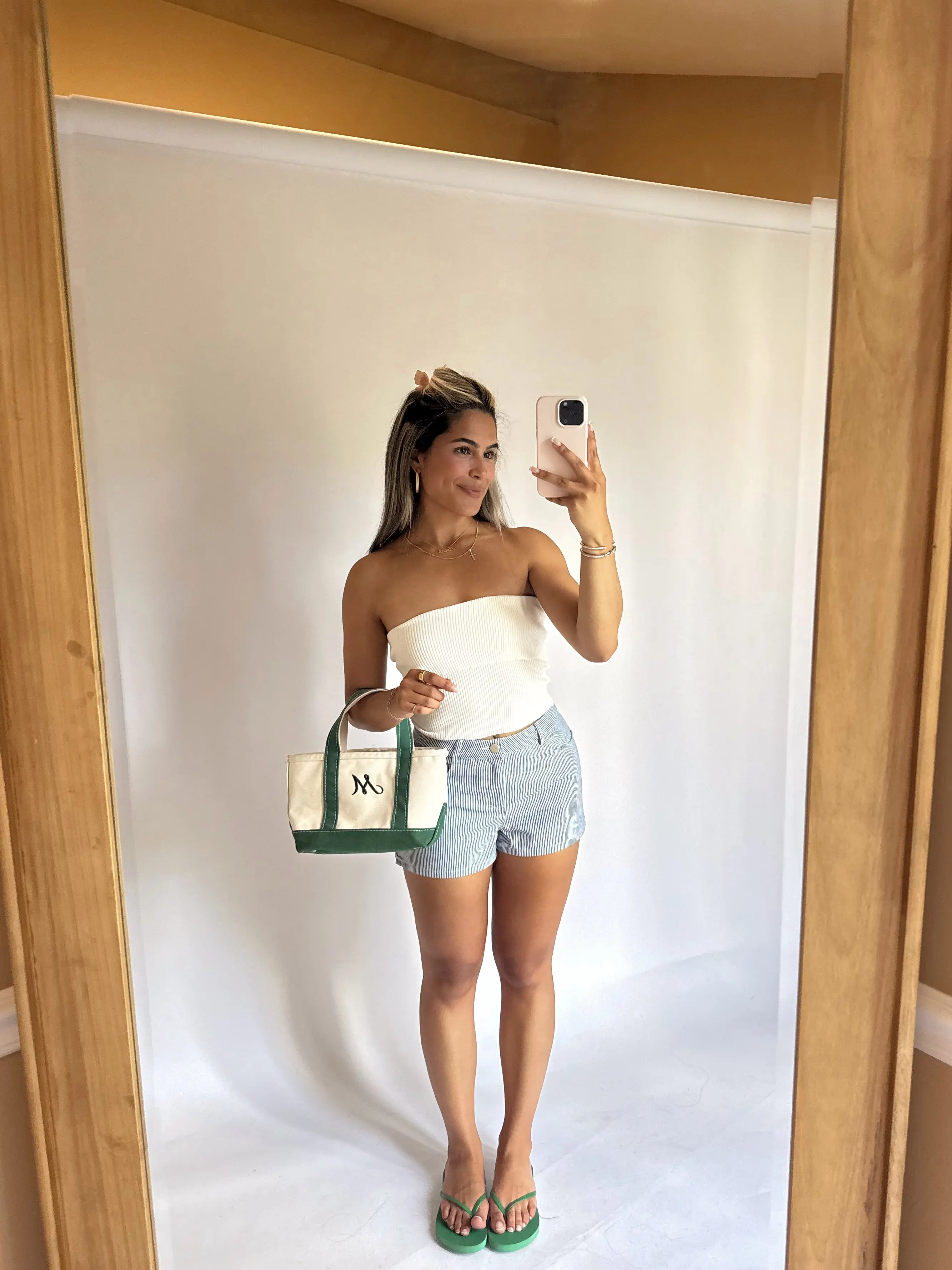 Cassie Pinstripe Shorts