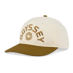 Men's Odyssey Golf Big Font XL Hat in Khaki/Camel | Size: Adjustable
