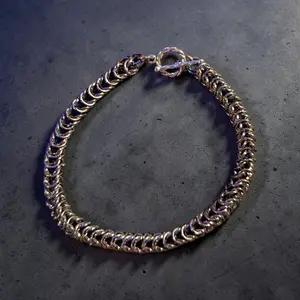 Rokkur | Gun Metal Black Plated  iron rings | Full Persian 6-in-1 Chainmail