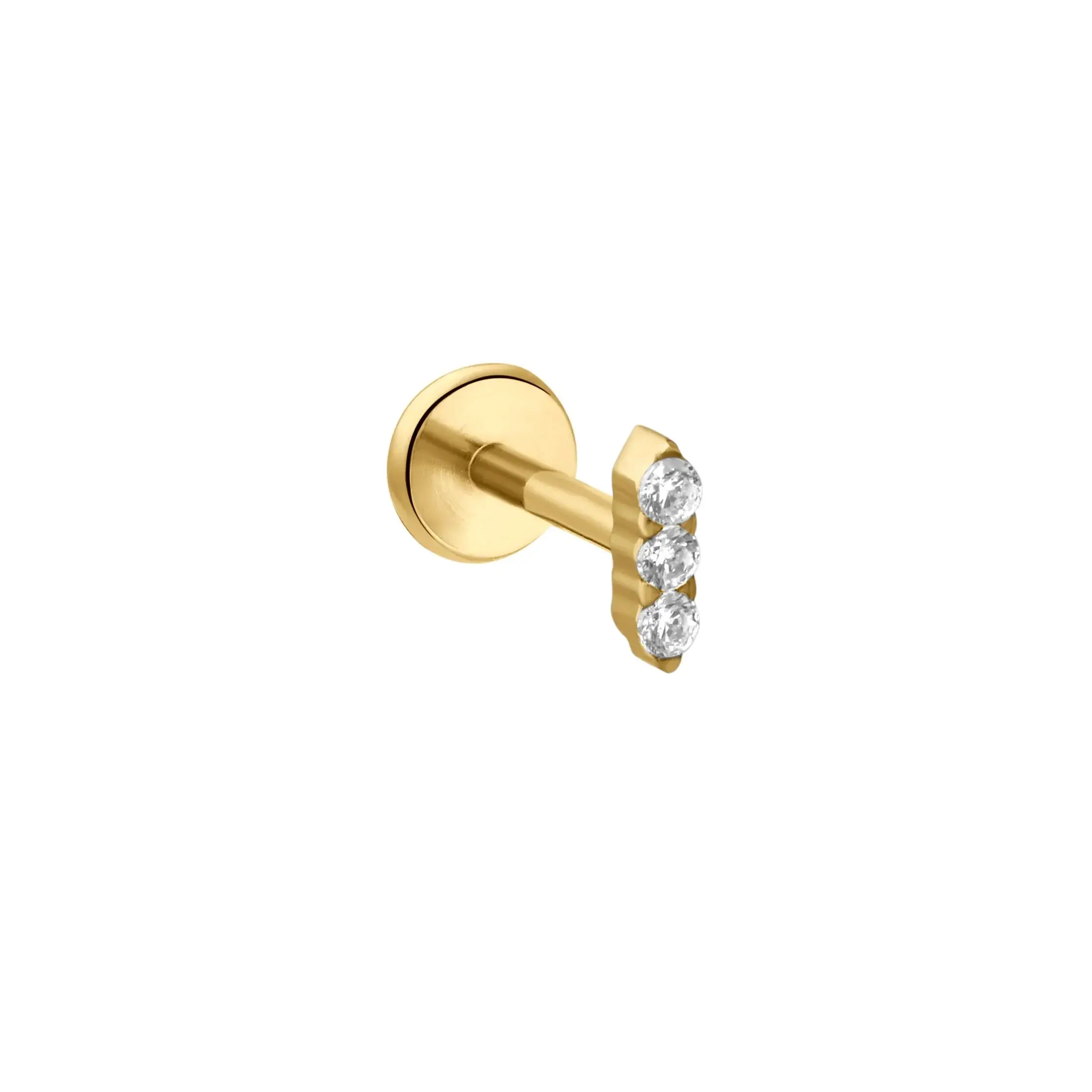 Triple Take Flat Back Stud Triple Take Flat Back Stud