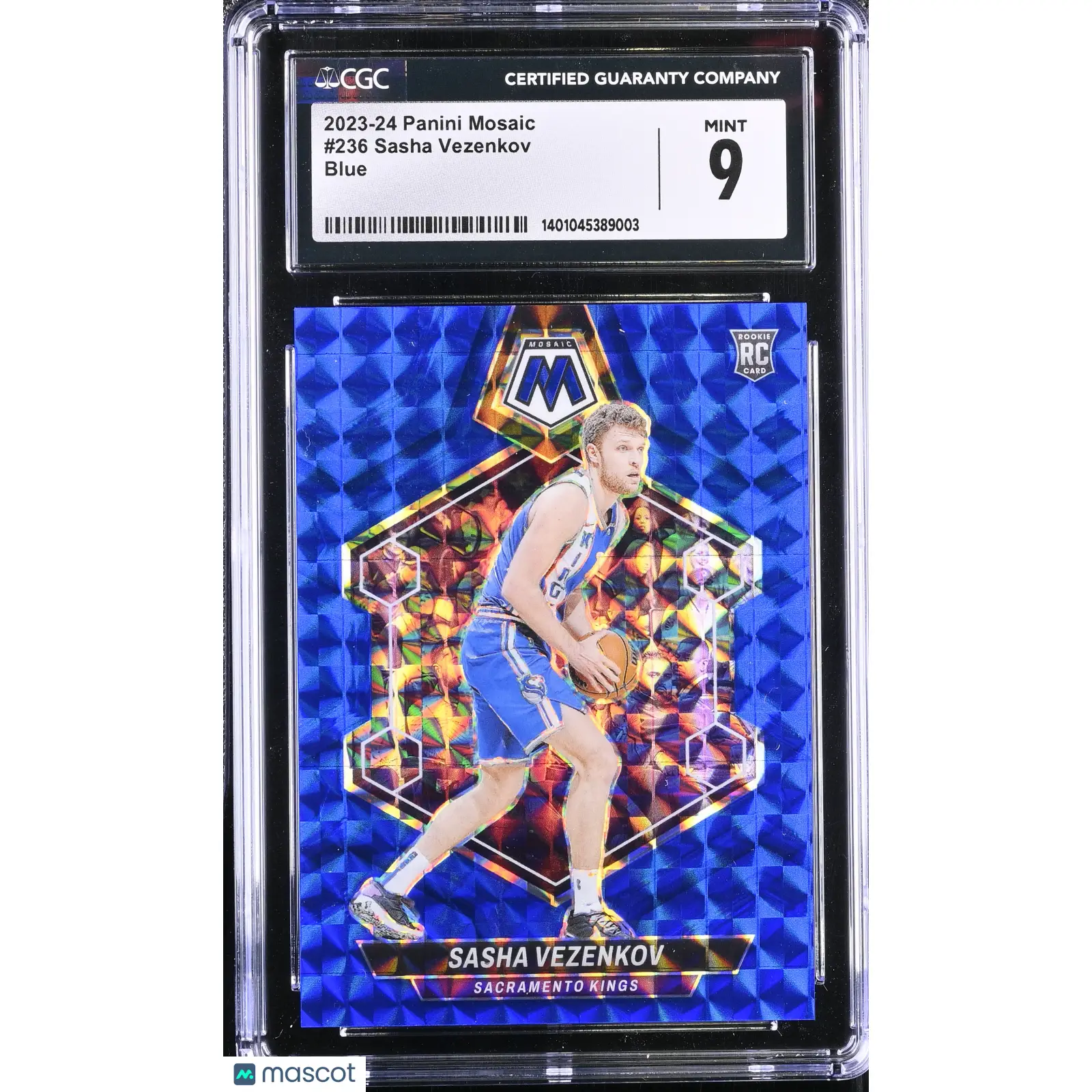 Sasha Vezenkov CGC 2023 Mosaic #236 Blue 188/199 Basketball 9