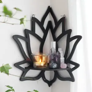 LOTUS CRYSTAL CORNER SHELF