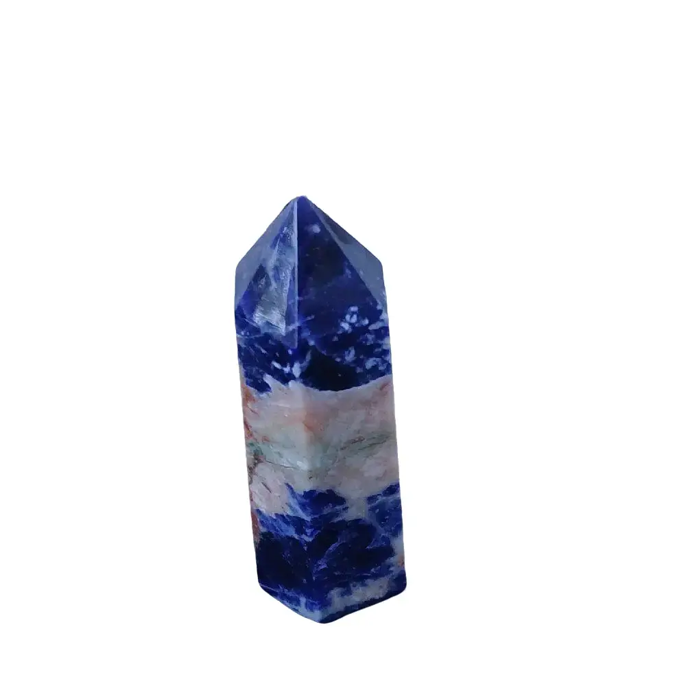 Sodalite Crystal Tower Also Known as Sodalite Point or Sodalite Obelisk Natural Specimen
