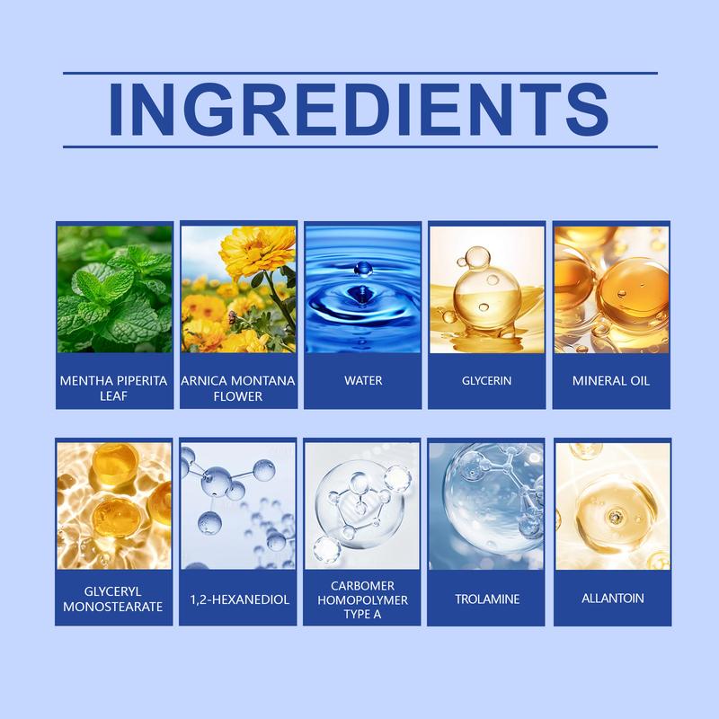 【Buy 1 Get 1 Free】Neuropathy Cream - Soothing Cream for Feet, Legs, Hands, Etc ,Non-Greasy, Gentle, Non-Burning with Cooling Effect