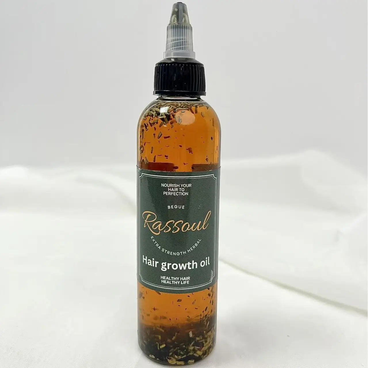 Extract Strength Unisex Hair Growth Oil - Haircare Treatment with Castor Oil, Peppermint, Chebe, Moisturizer Formula to Hydrate Dry Hair, Thickening, 4oz