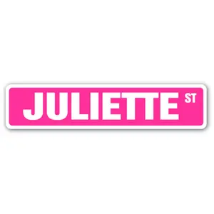SignMission  4 x 18 in. Juliette Street Sign