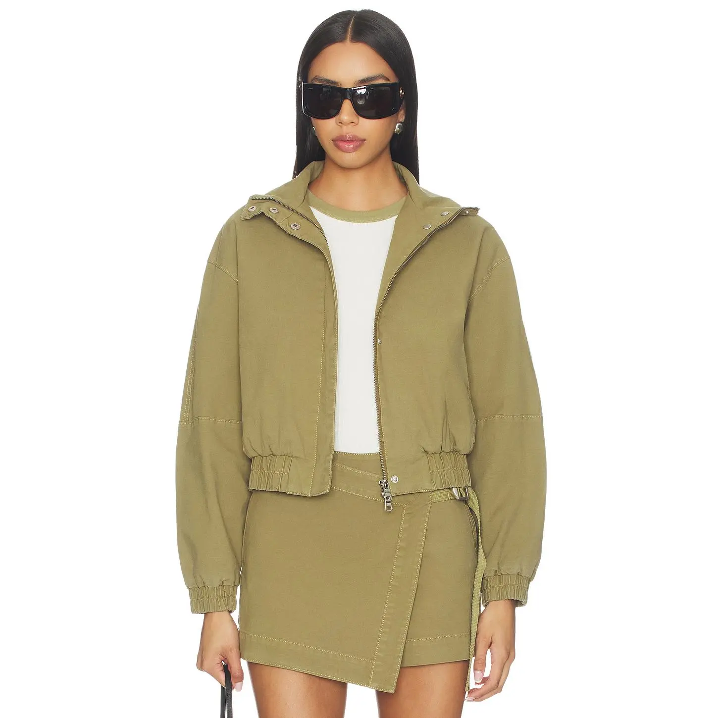 Hudson Jeans Sporty Jacket in Dried Herb