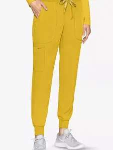 Med Couture Touch Women's 5-Pocket STRETCH Cargo Yoga Jogger Scrub Pants