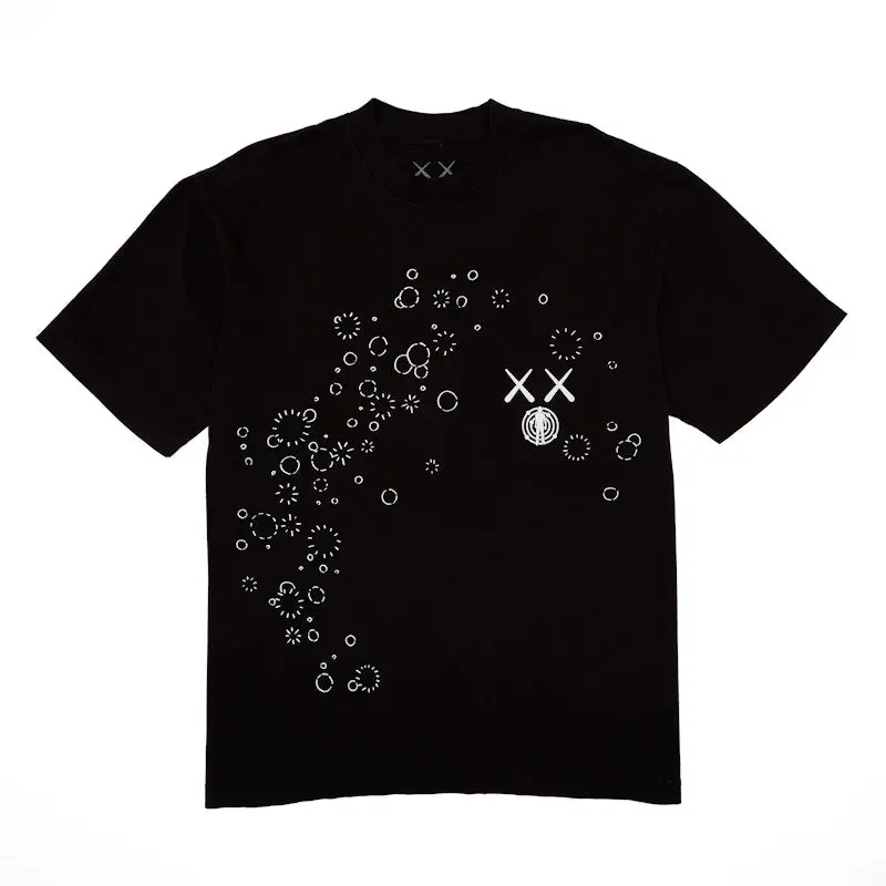 KAWS Men's For Kid Cudi Moon Man GID Tee Vintage Black, from StockX